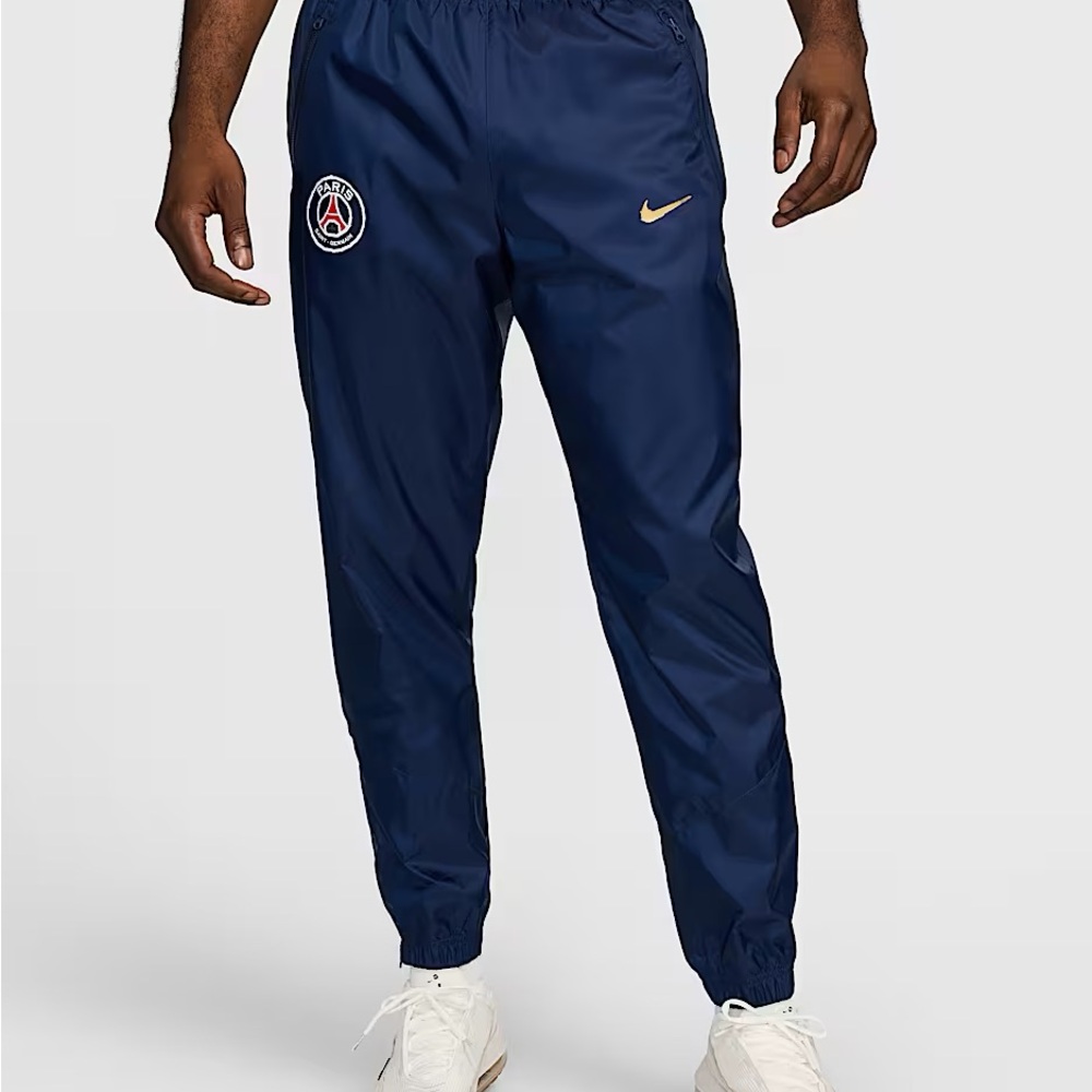 Nike Paris Saint-Germain Woven Windrunner Pants Joggers Sz Large FQ3412-410 New!
